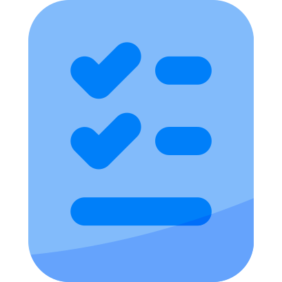 Bullet list, check, checklist, document, list, mark, todo list icon