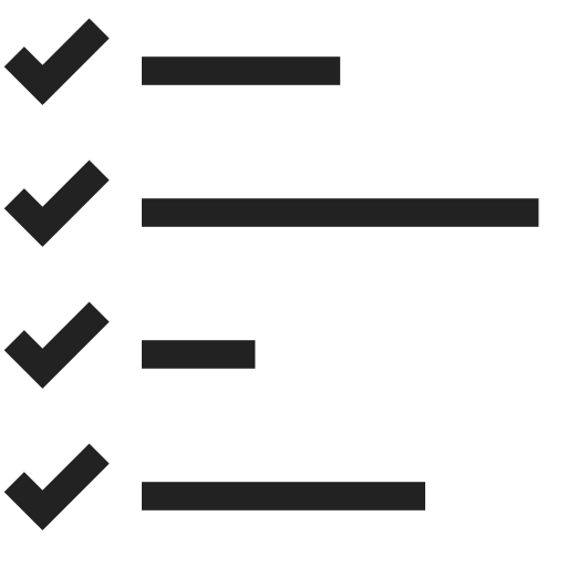 Check, checklist, list, long, menu, navigation, vue icon