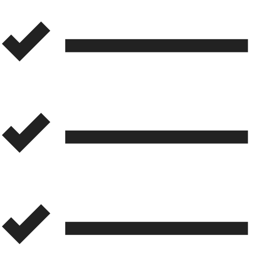 Check, checklist, list, menu, display, interface, vue icon
