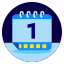 USA federal day Rounded Flat - Patriotic icon 64x64