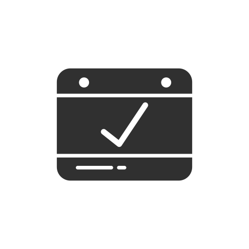 Calendar, date, events icon