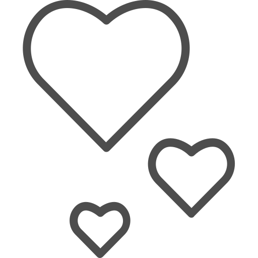 Hearts, love, valenticons, valentine, romantic, valentines icon