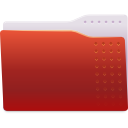 Folder, red icon