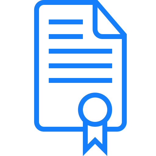 Document, certificate icon
