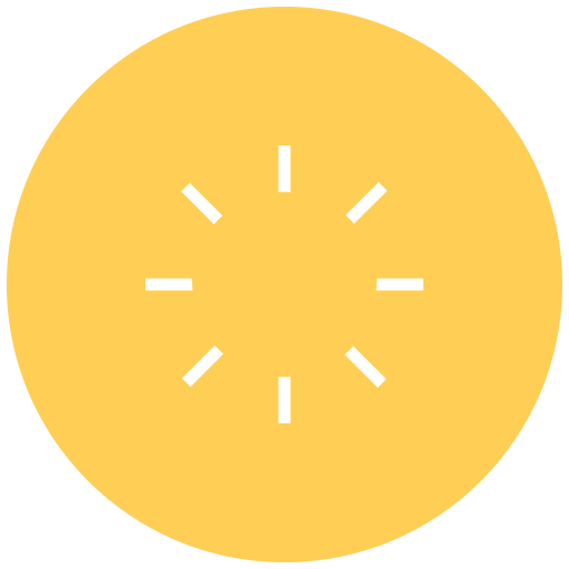 Brightness, contrast, display, light icon