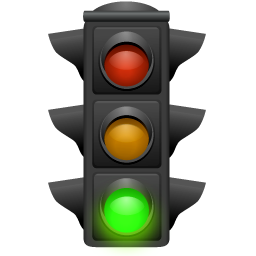 Go, green, green light, light, traffic icon