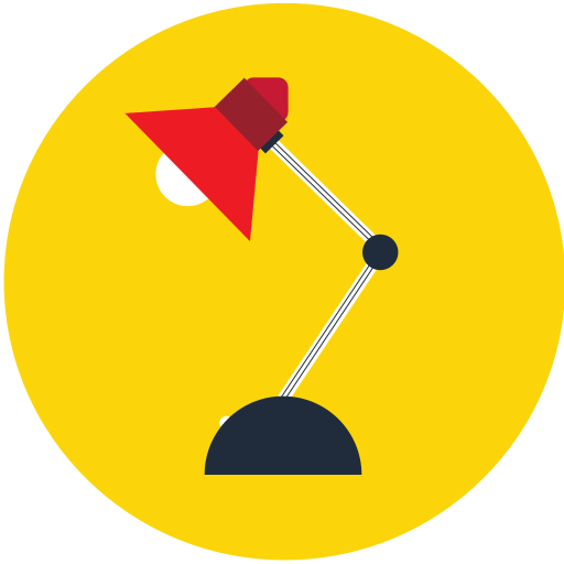 Lamp, bulb, light, lightbulb, lightning icon
