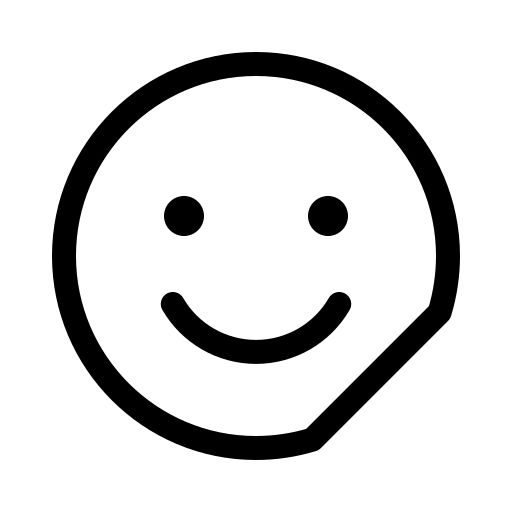 Smiley, sticker, light icon