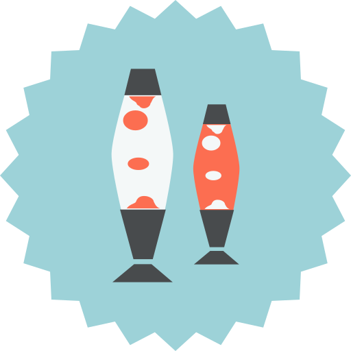 Lamp, lamps, lava, light, retro icon