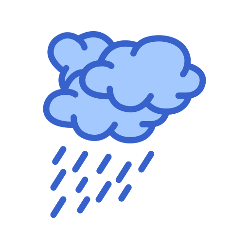 Weather, cloudy, rain icon