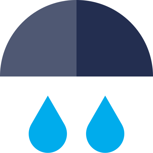 Rain, rainfall, rainy icon