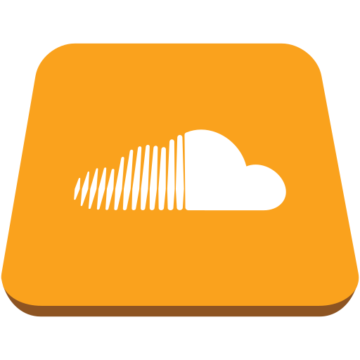 Sound cloud, clouds, rain, volume, player, weather, music icon
