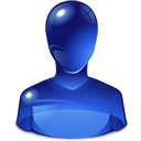 Personal,Man,User,Head,Blue user png