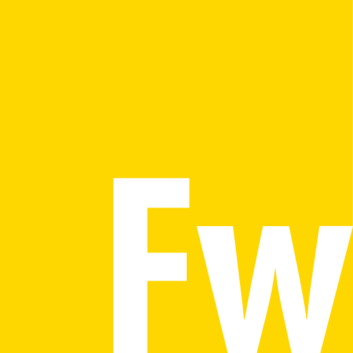 Adobe, fireworks, square icon