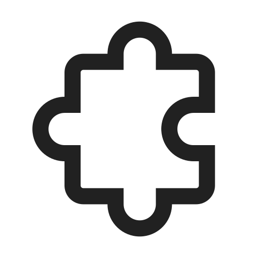 Puzzle, piece, regular icon