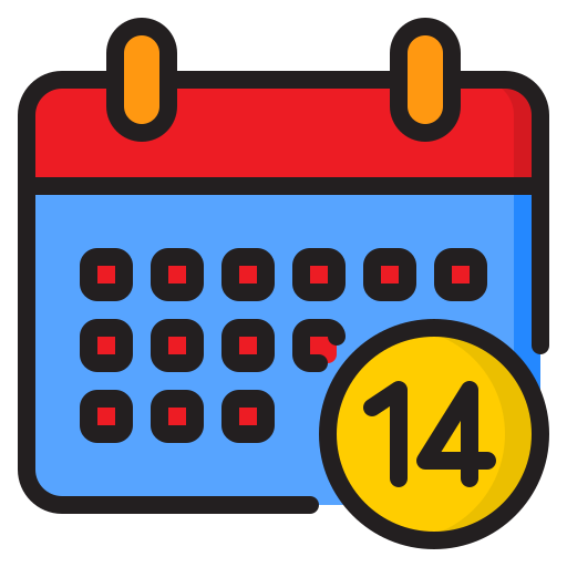 Calendar, coronavirus, covid19, day, virus icon
