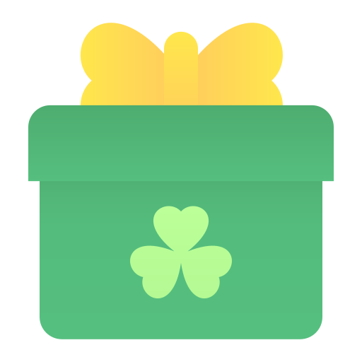 Clover, day, ireland, irish, patricks, present, st icon