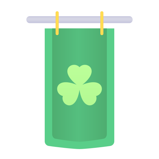 Banner, clover, day, ireland, irish, patricks, st icon