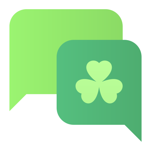 Chat, clover, day, ireland, irish, patricks, st icon