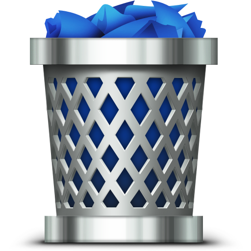 Trash, recycle bin icon