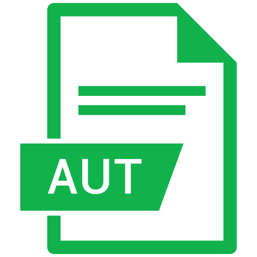 Aut, document, extension, name icon