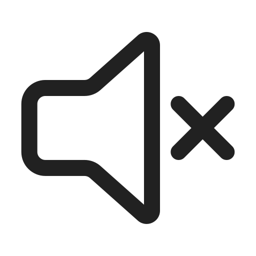 Ic, fluent, speaker, mute, regular icon