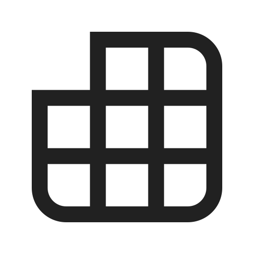 Fluent, puzzle, cube, regular icon