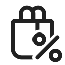Shopping,Bag,Percent,Regular