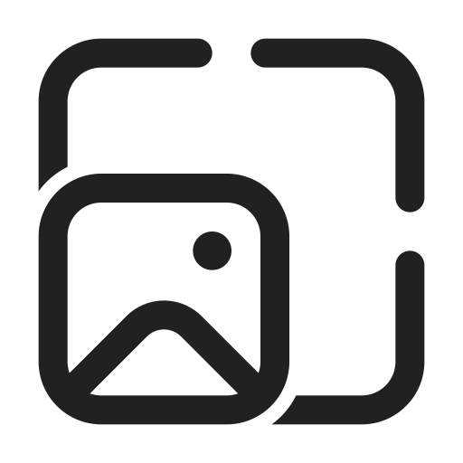 Ic, fluent, resize, image, regular icon
