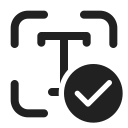 Fluent,Scan,Type,Checkmark,Regular