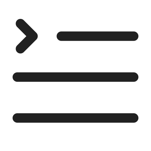 Ic, fluent, text, first, line, regular icon