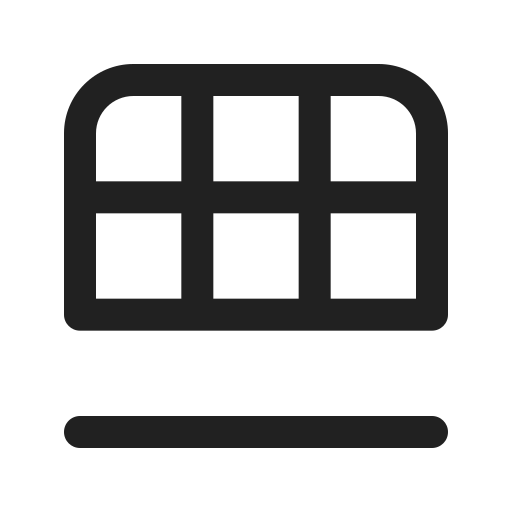 Ic, fluent, table, stack, below, regular icon