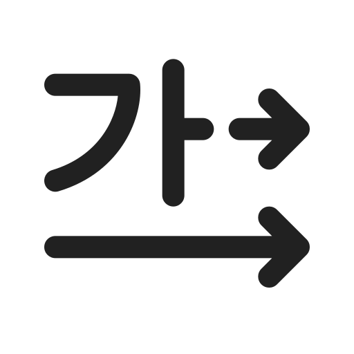 Ic, fluent, text, direction, horizontal, ltr, regular icon