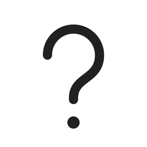 Ic, fluent, question, regular icon