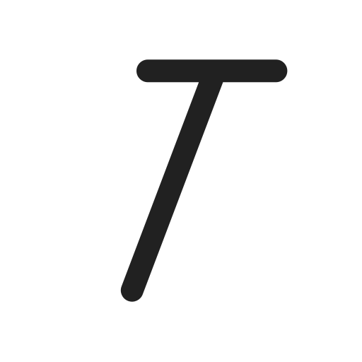 Ic, fluent, text, italic, regular icon