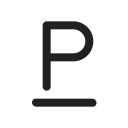 Ic,Fluent,Text,Underline,Regular