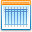 Calendar, view, week icon