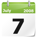 Date, calendar, month, full calendar, year, current date icon