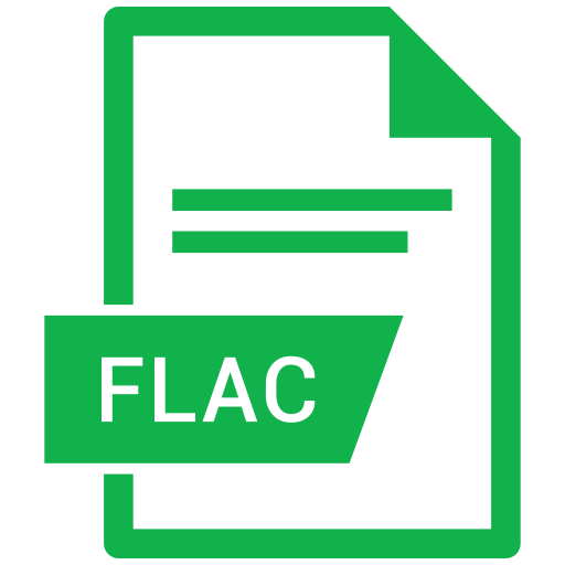 Document, extension, file, flac icon