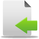Arrow,Document,File,Import,Left,Move