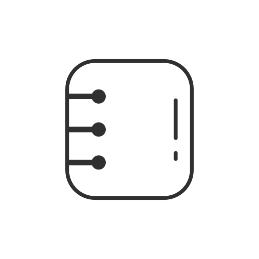 Contacts, list, log, snapchat icon