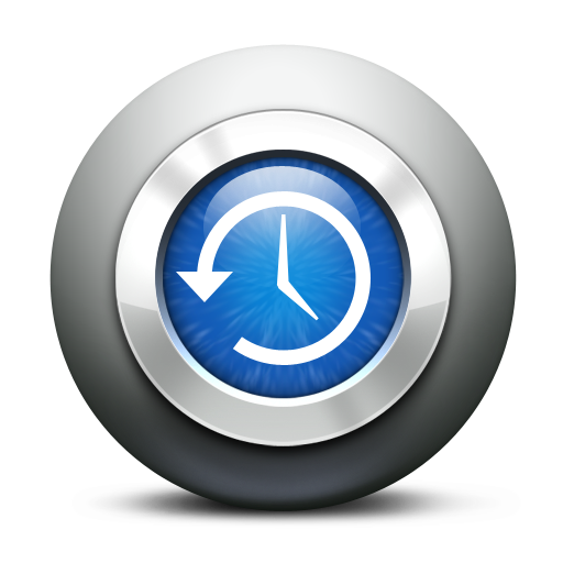 Time machine, backup icon