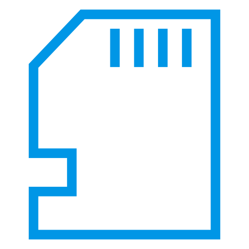 Card, device, memory, mini, sd, storage, tecknology icon