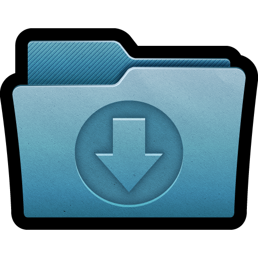 Download, folder, import, mac, arrow, documents icon