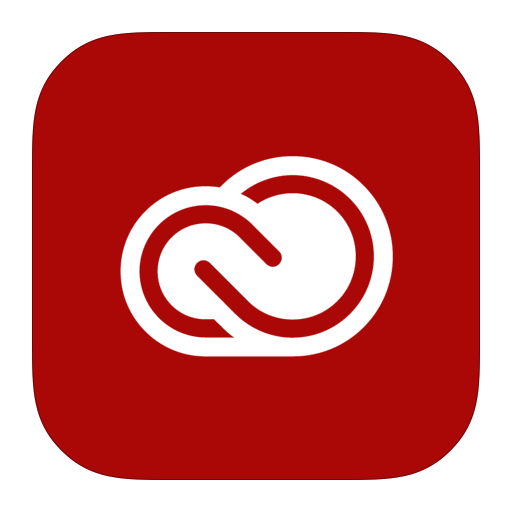 Metroui, adobe, cloud, creative icon