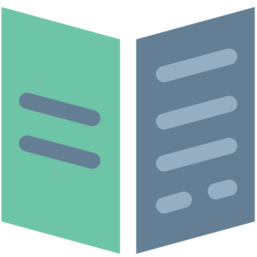 Brochure, document, menu, note, office, page, papers icon