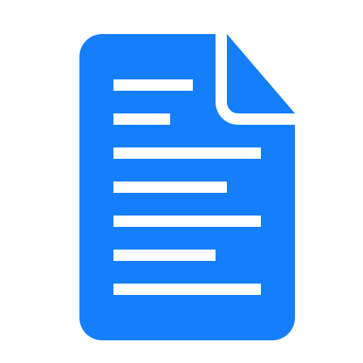 Document, text icon