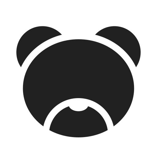 Ic, fluent, teddy, filled icon