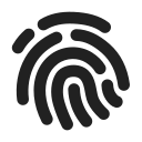 Ic,Fluent,Fingerprint,Filled