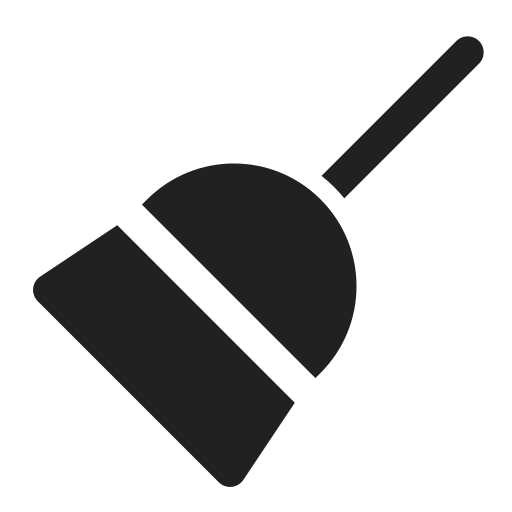 Ic, fluent, broom, filled icon